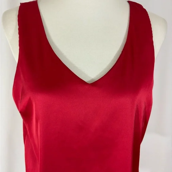 Ekouaer (Amazon)Red Sleeveless V-Neck Top - Picture 3 of 5